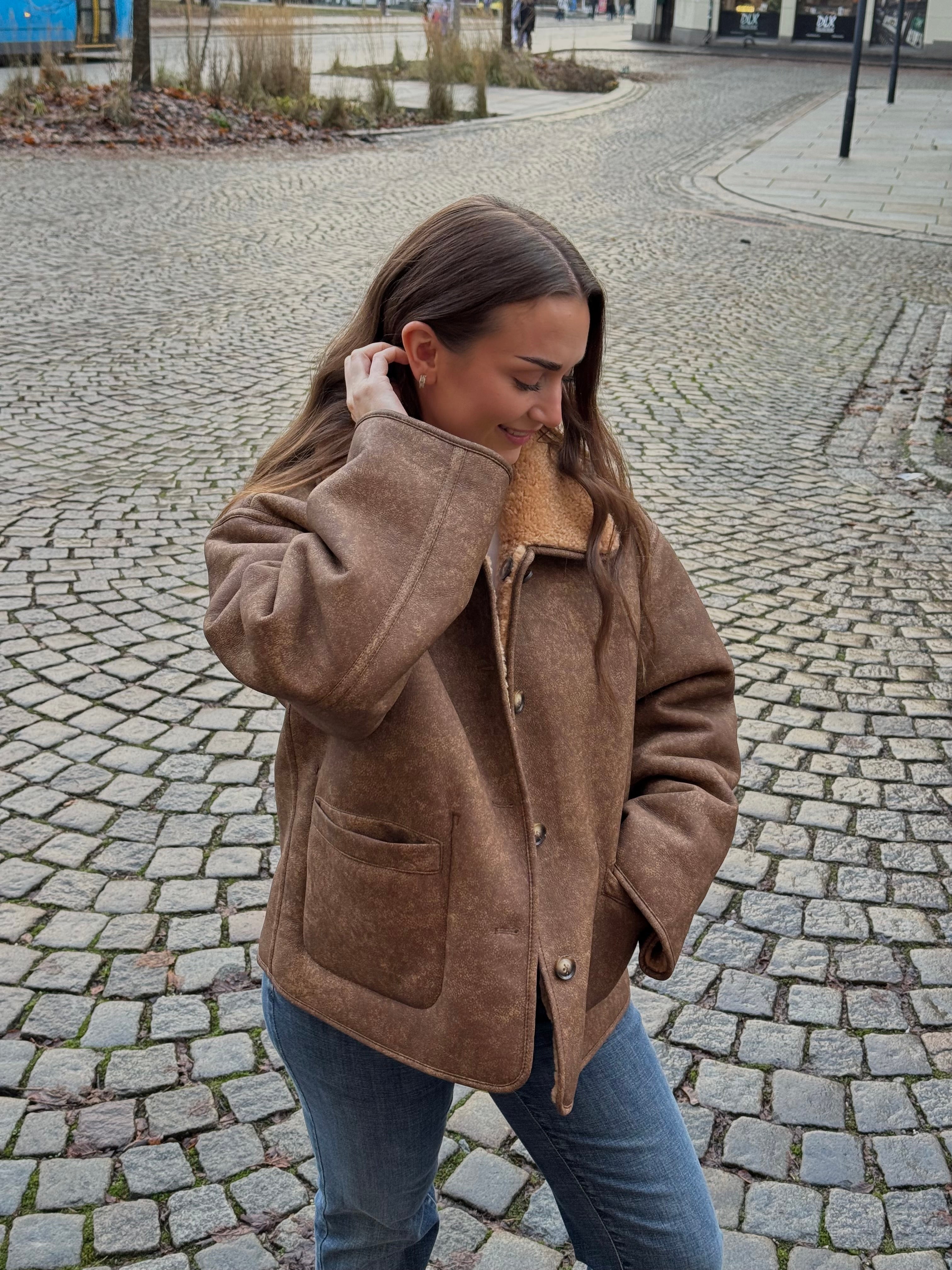 OBJSHARRI Jacket - Tannin